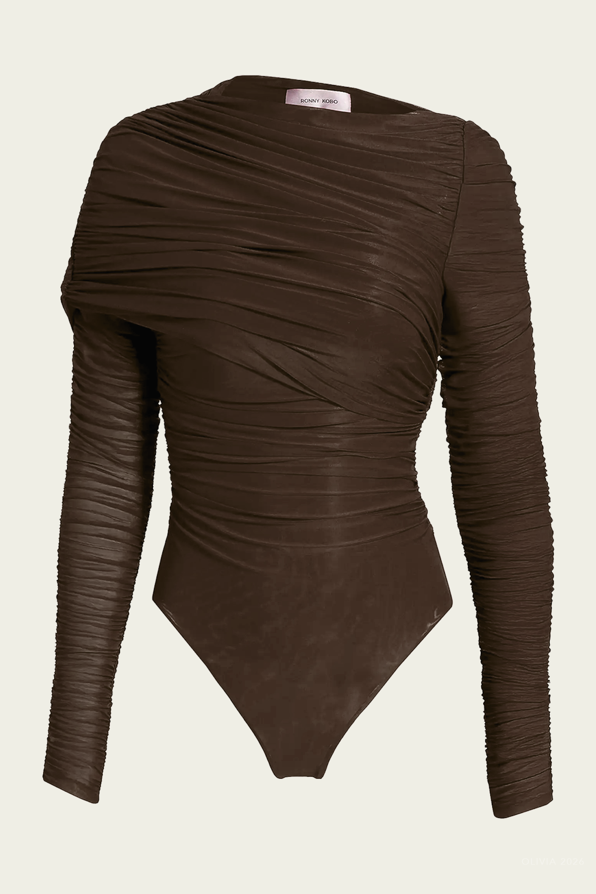 Zarina Bodysuit in Lentil