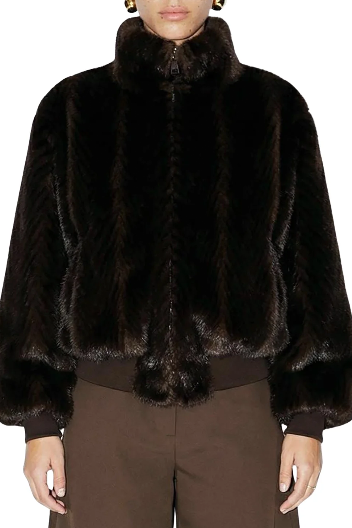 Mischa Jacket in Brown Multi