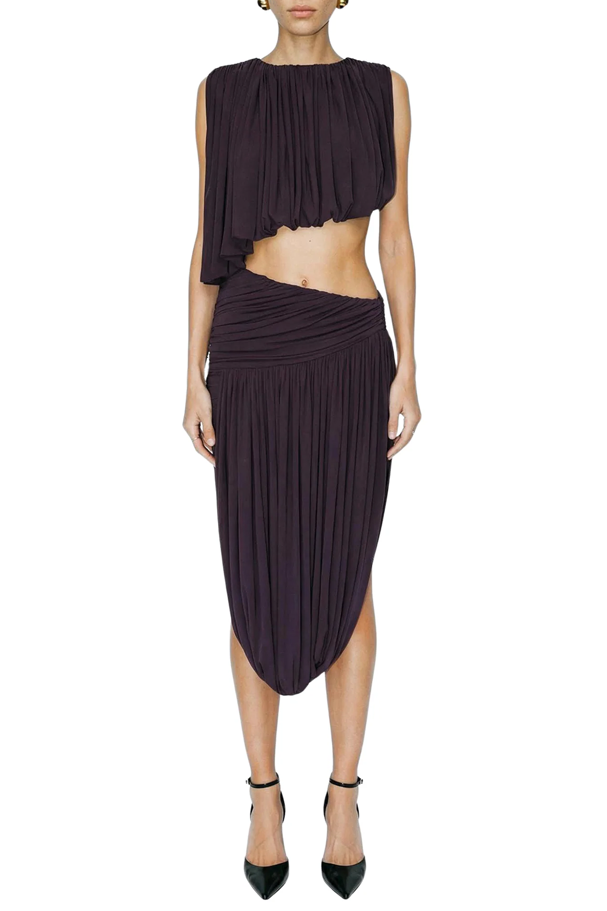 Wes Skirt in Dark Plum