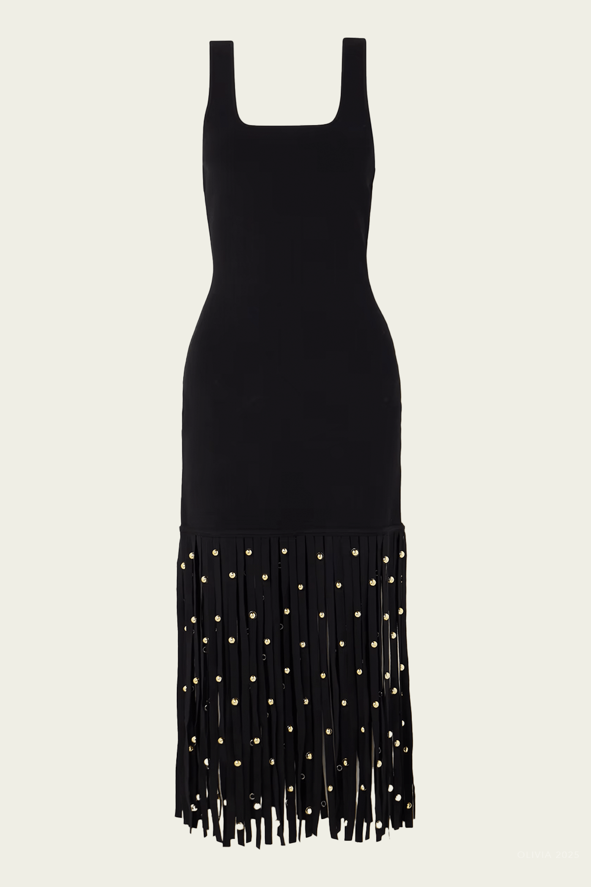 Romelia Knit Midi Dress in Black - shop - olivia.com