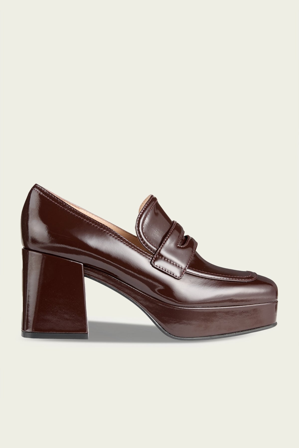 Rouen Platform Penny Loafers - shop - olivia.com