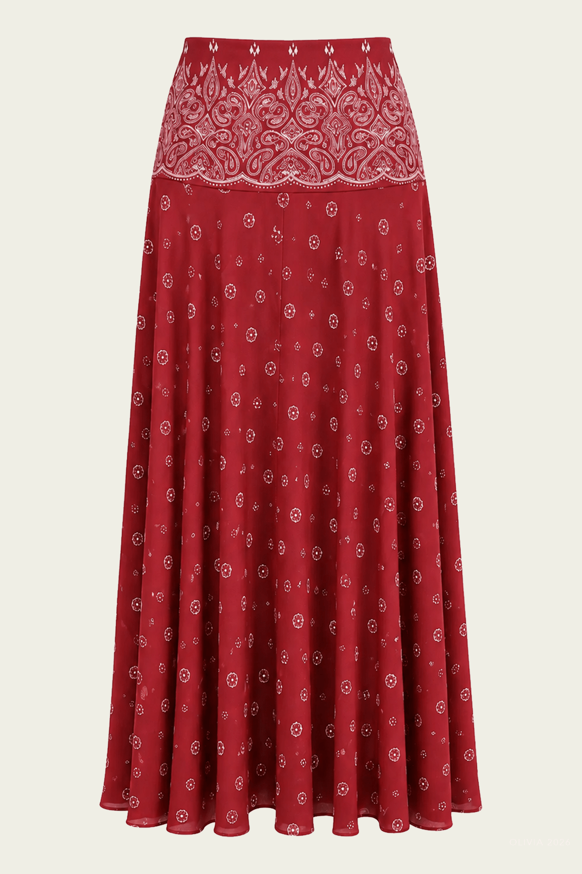 Rylie Skirt in Merlot - shop - olivia.com