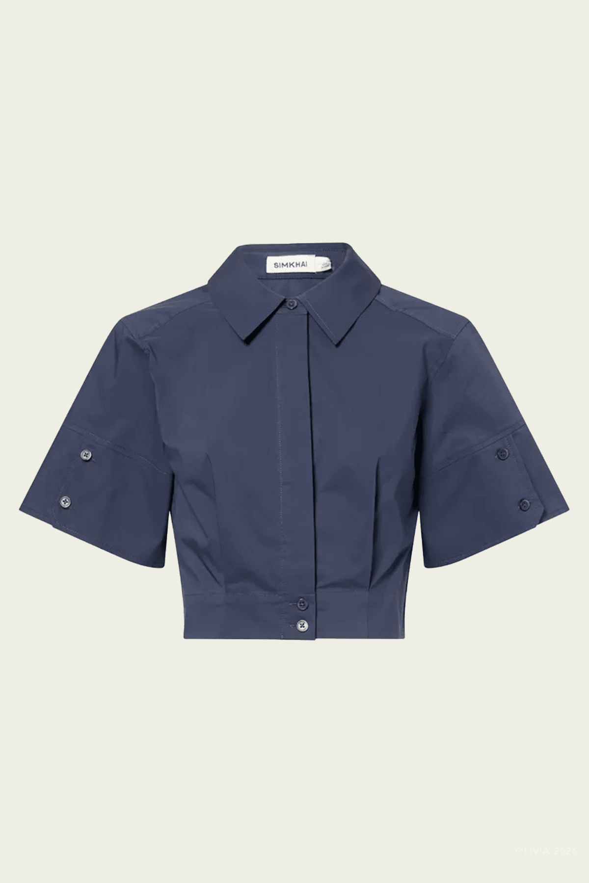 Sabrina Crop Top in Midnight - shop - olivia.com