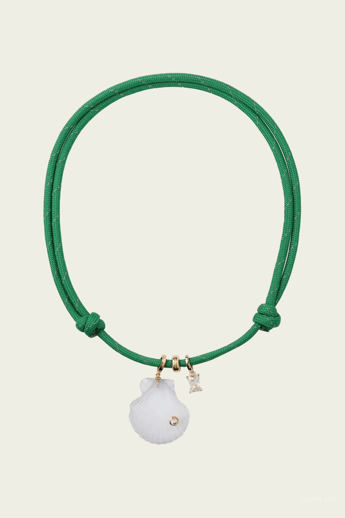 Salgada Necklace in Green - shop-olivia.com