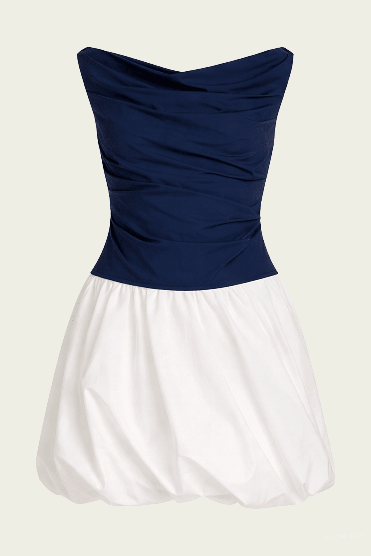 Salina Bubble Mini Dress in Midnight Multi - shop - olivia.com