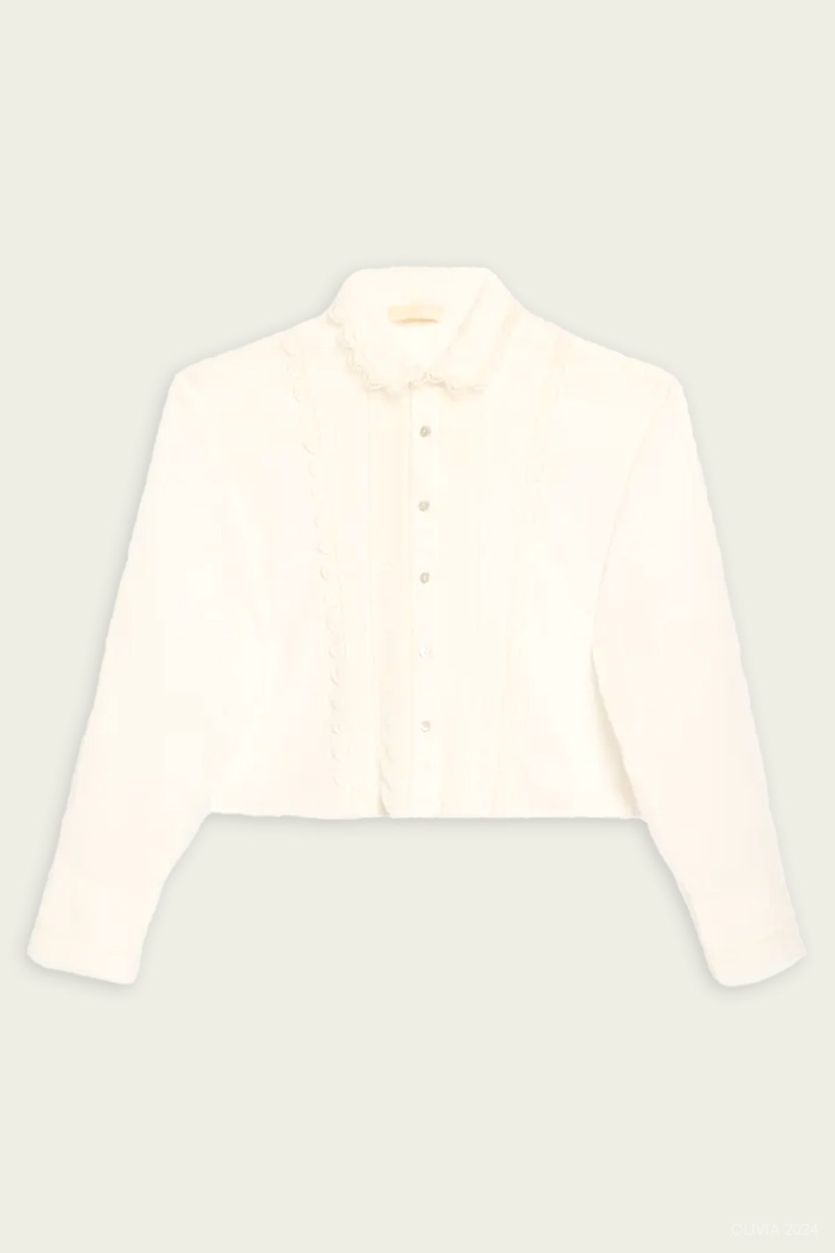 Samira Blouse in Cowrie - shop - olivia.com