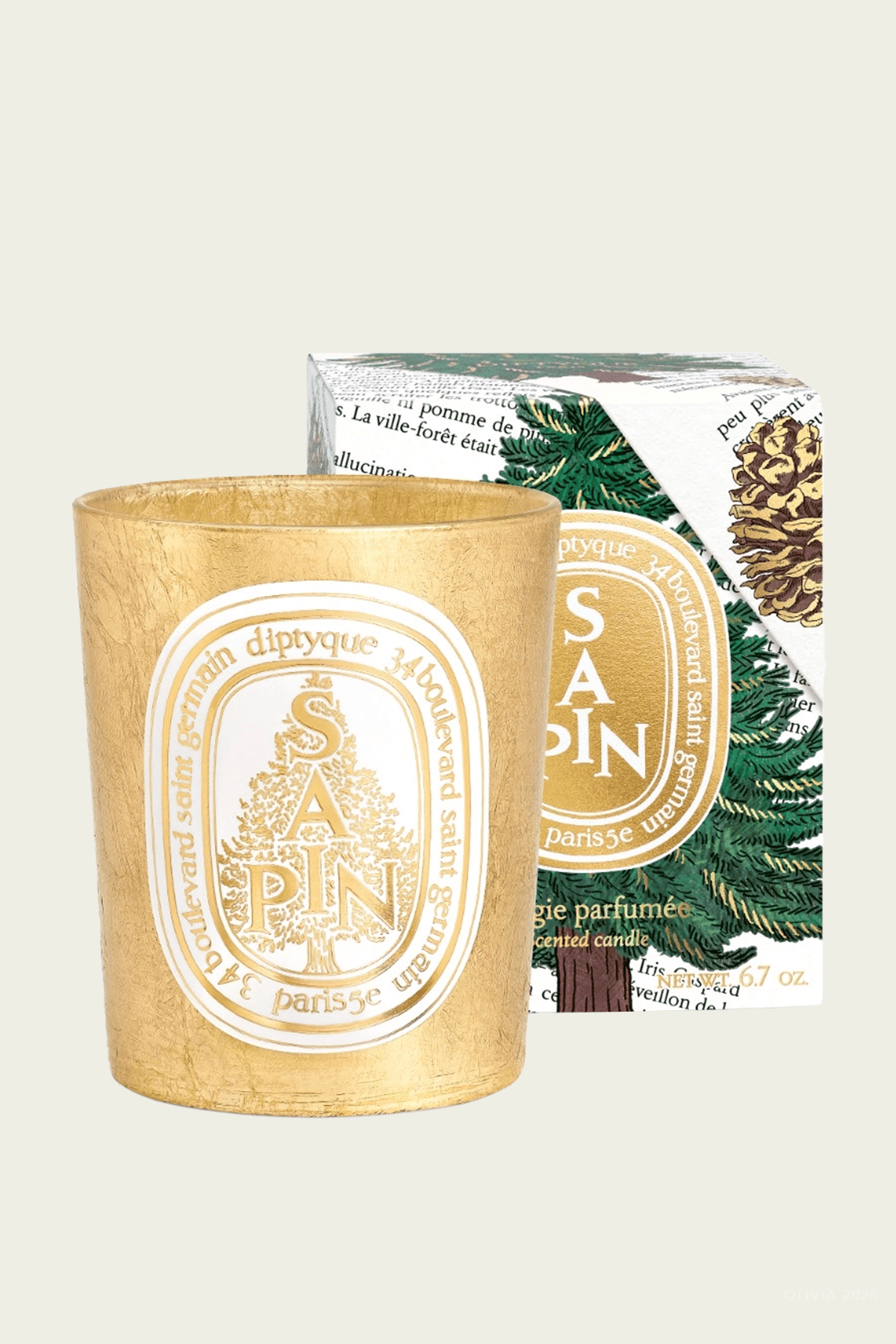 Sapin (Pine Tree) Classic Candle 190g - Holiday Edition 2025 - shop - olivia.com