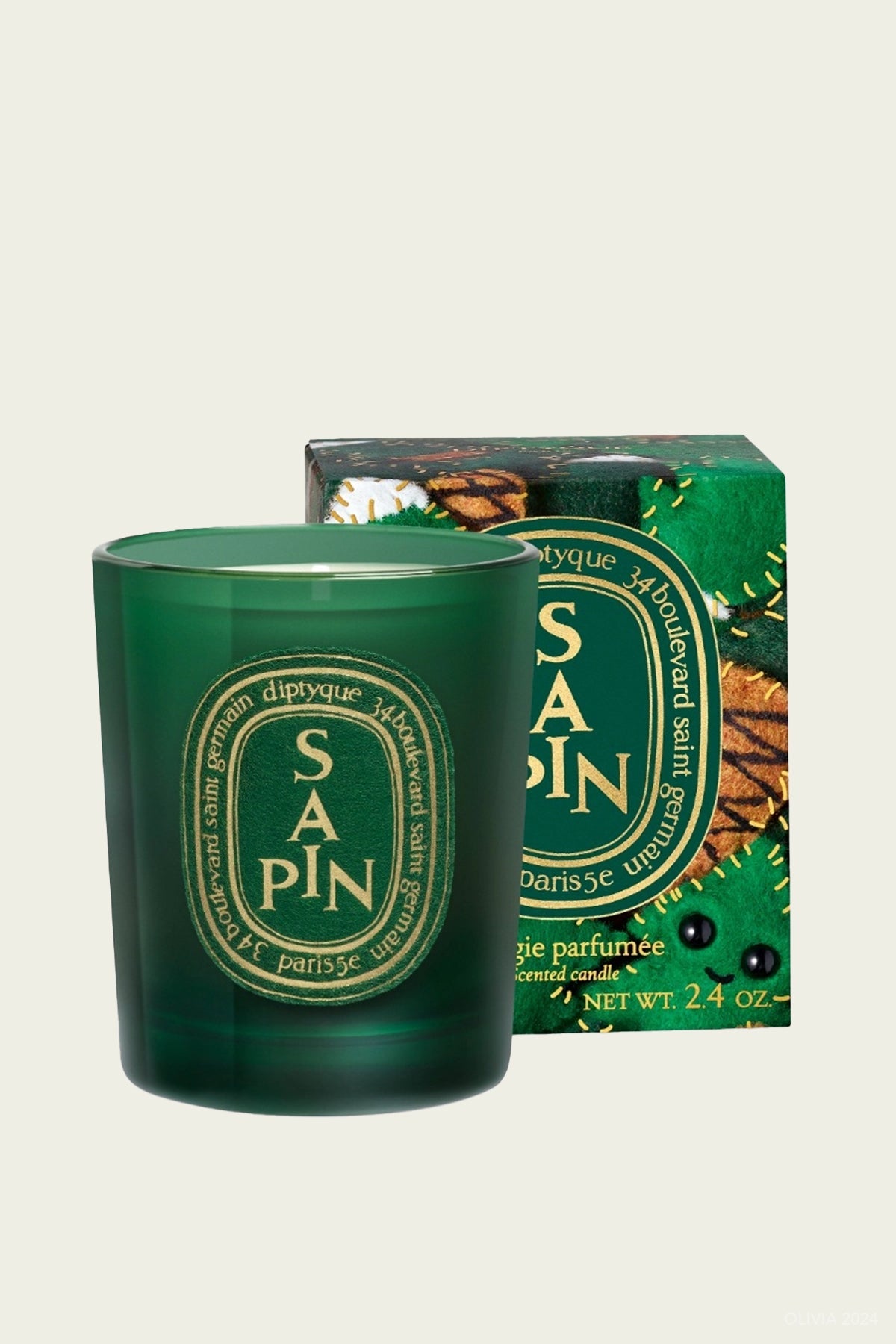 Sapin (Pine Tree) Mini Candle 70g - Holiday Edition 2024 - shop - olivia.com