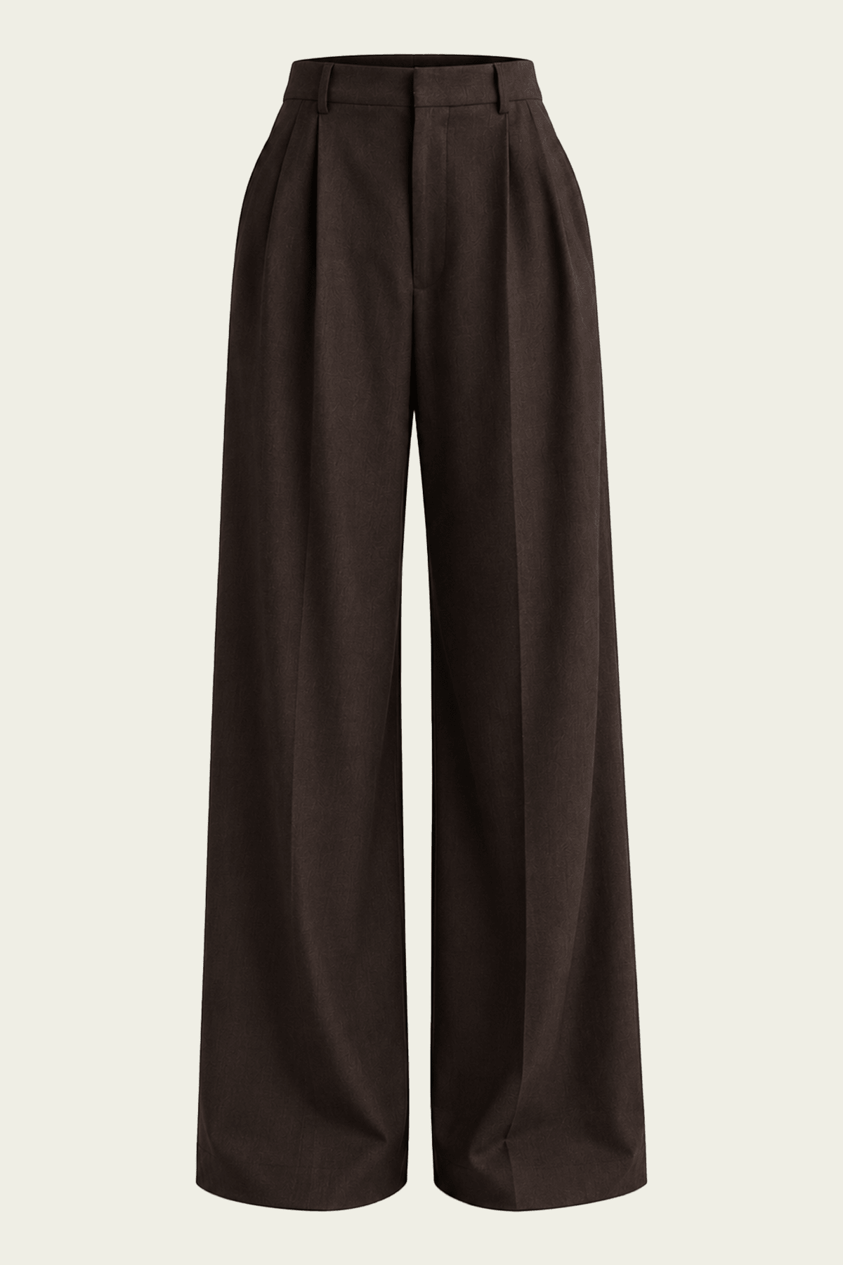 Sathia Trouser (Wool) in Chocolate Heather - shop-olivia.com