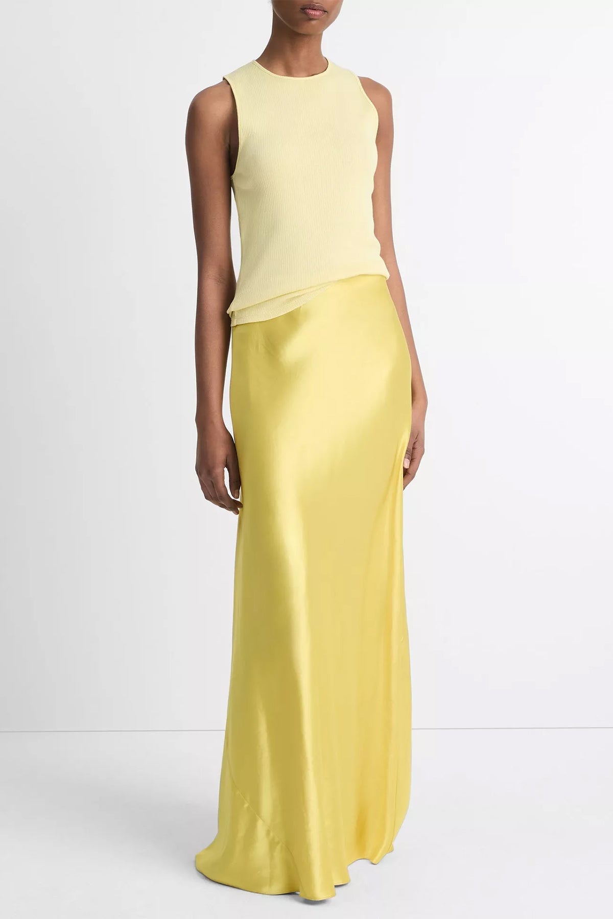 Satin Maxi Skirt in Danjou - shop - olivia.com