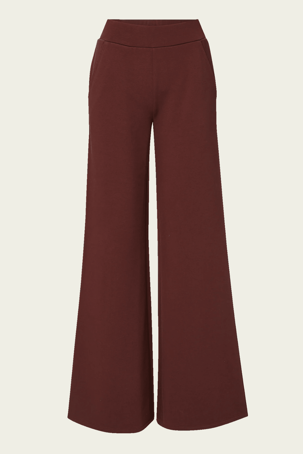 Saunder Wide-Leg Pant in Burgundy - shop-olivia.com