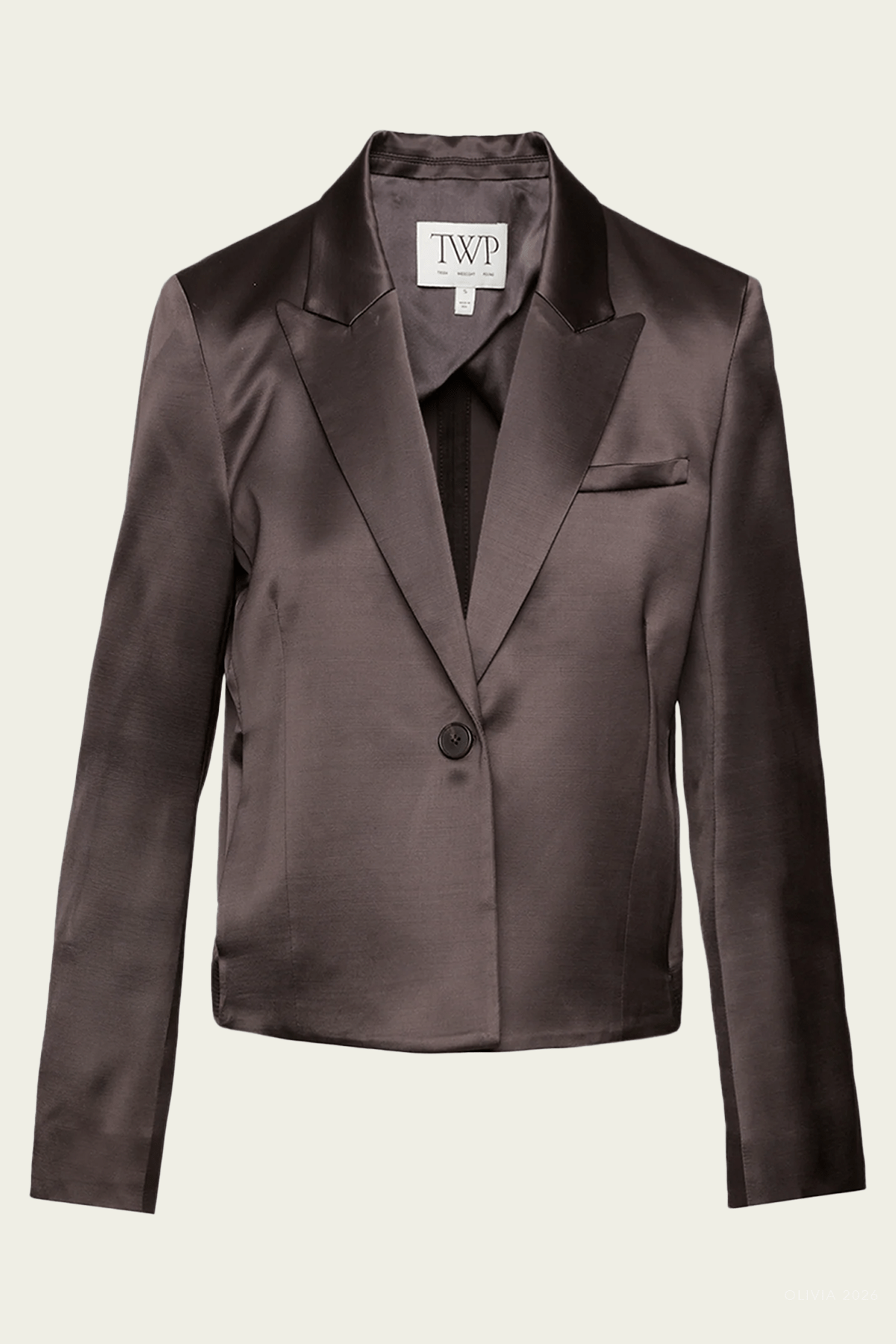 Sawyer Blazer in Chocolate Torte - shop - olivia.com