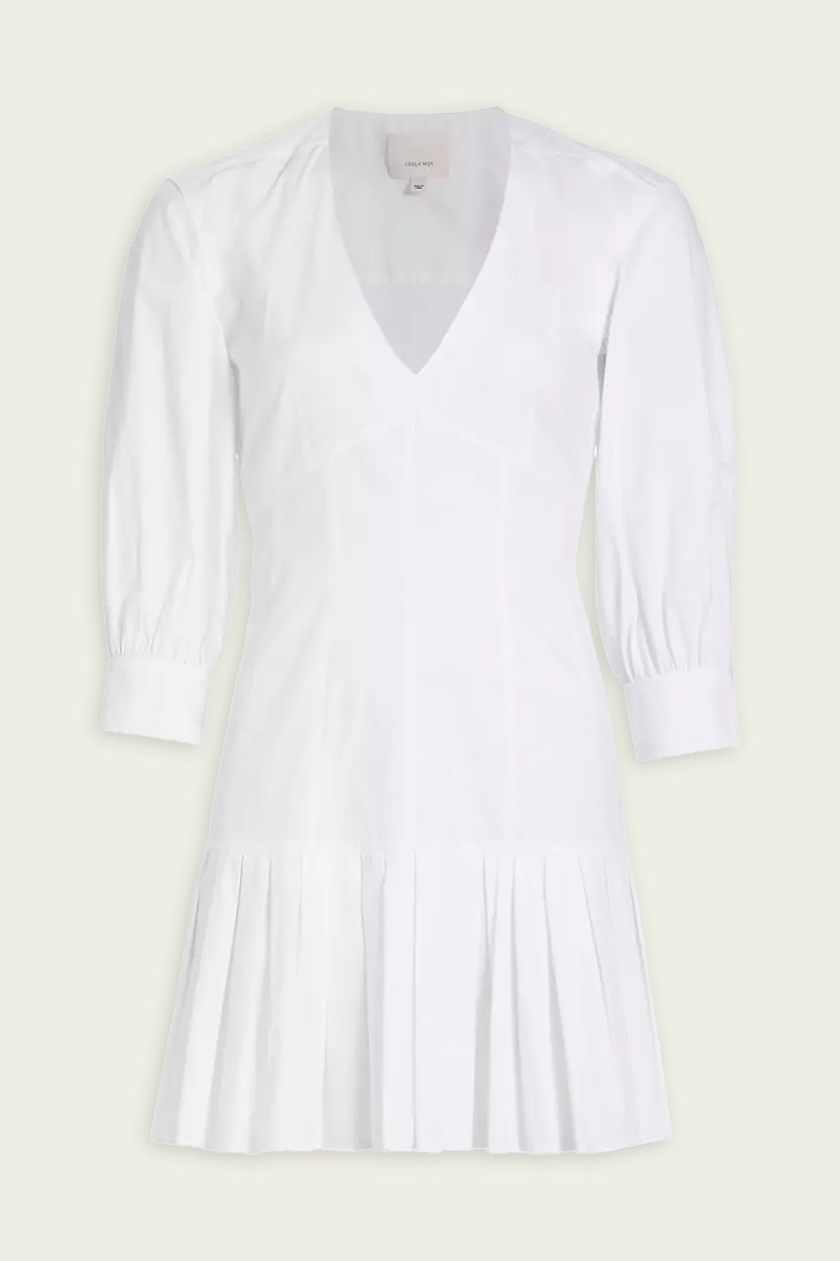 Sawyer Mini Dress in White - shop-olivia.com