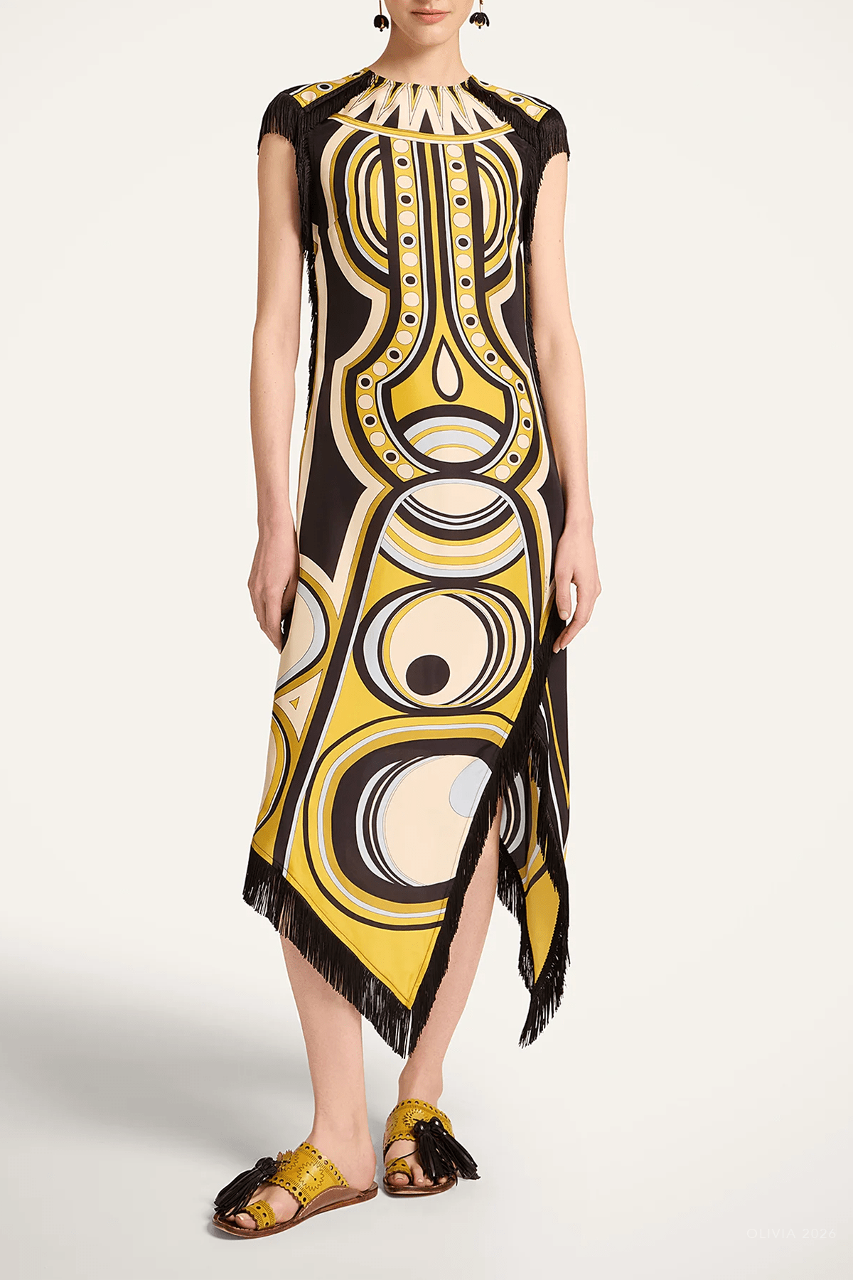 Scarf Dress in Sanctuary Placée Gold - shop - olivia.com