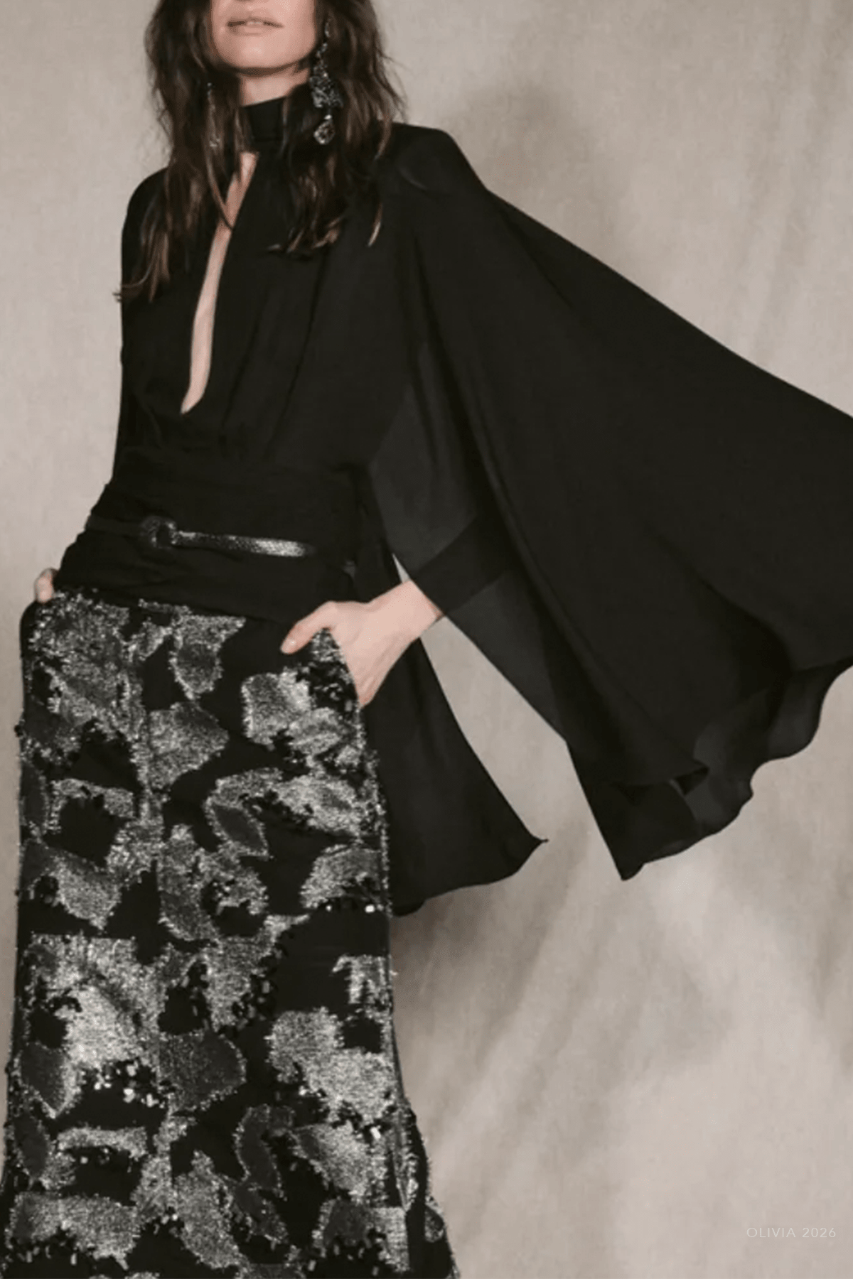 Secretos Del Bazar Top in Black - shop-olivia.com