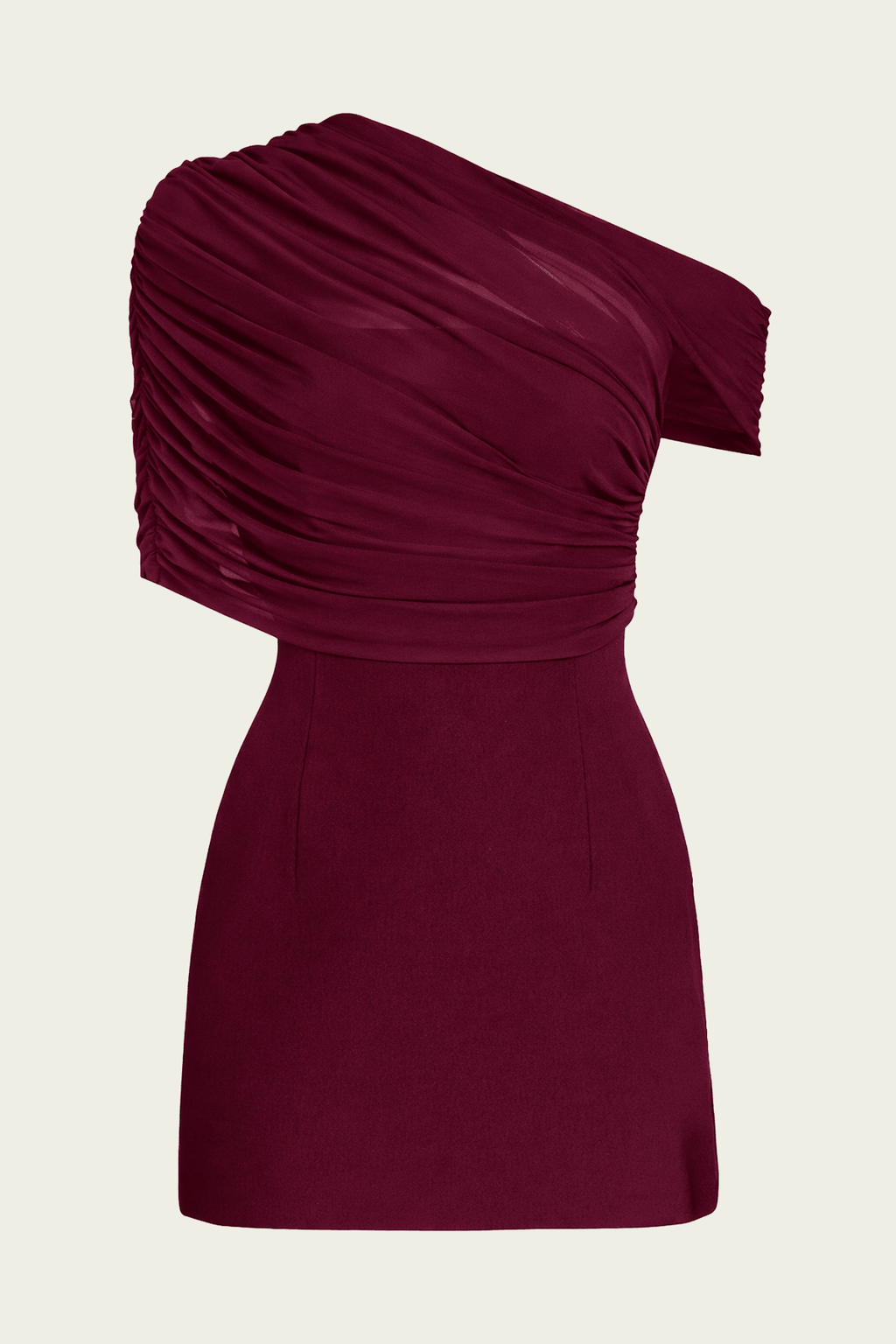 merlot mini dress Ser.o.ya Selma Crepe Mini Dress L
