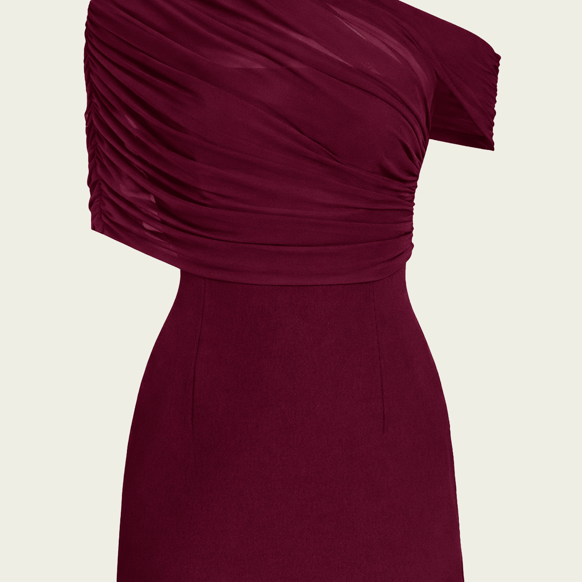 selma mini crepe dress in Merlot 26thirty&underSEP based contemporary brand with Size:15.5  35 Mikado Bow Waist Fit