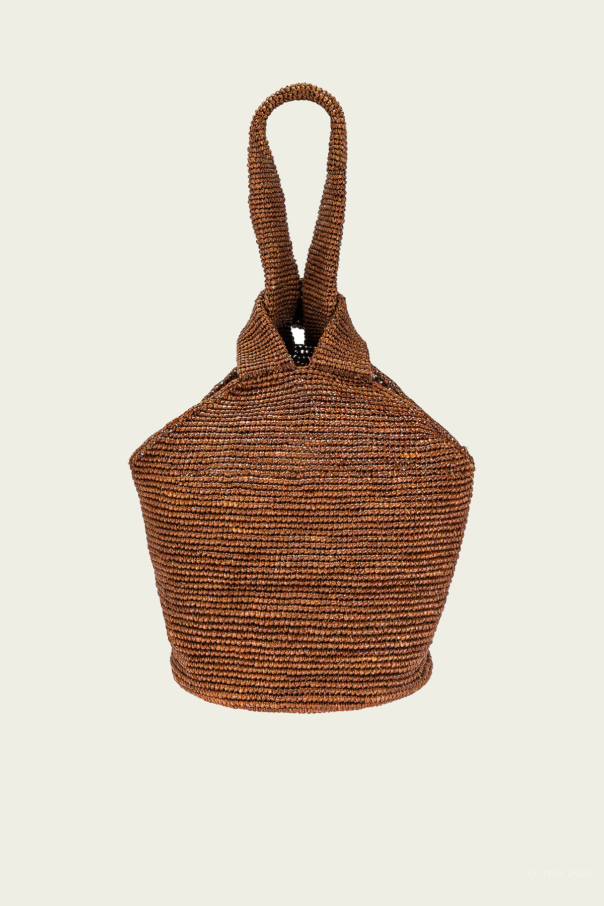 Pull Through Bag in Chocolate