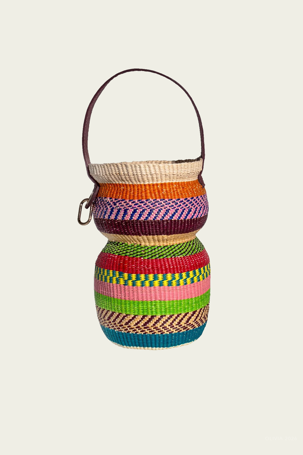 Toquilla Straw Bucket Bag