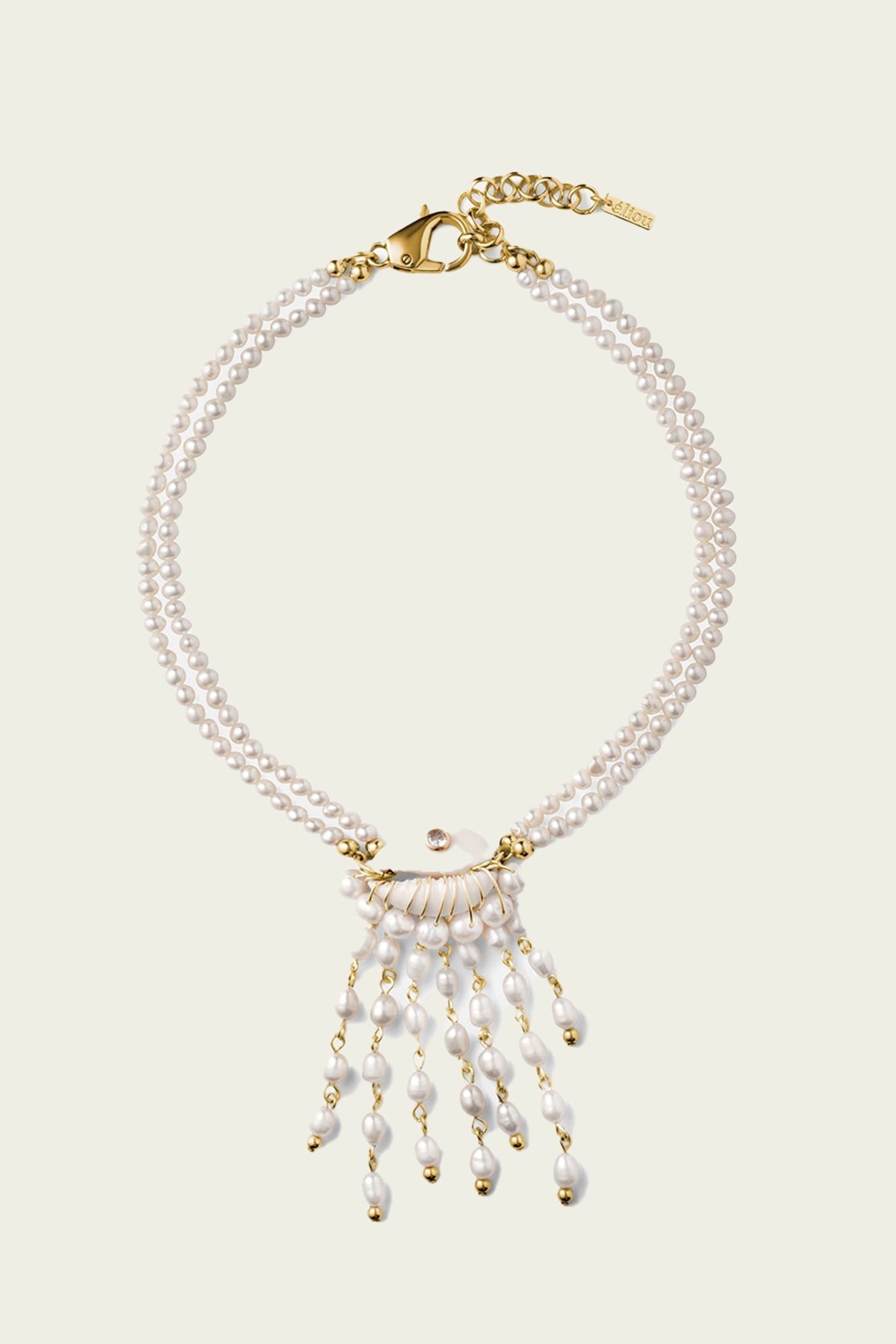 Serena Necklace in White - shop - olivia.com