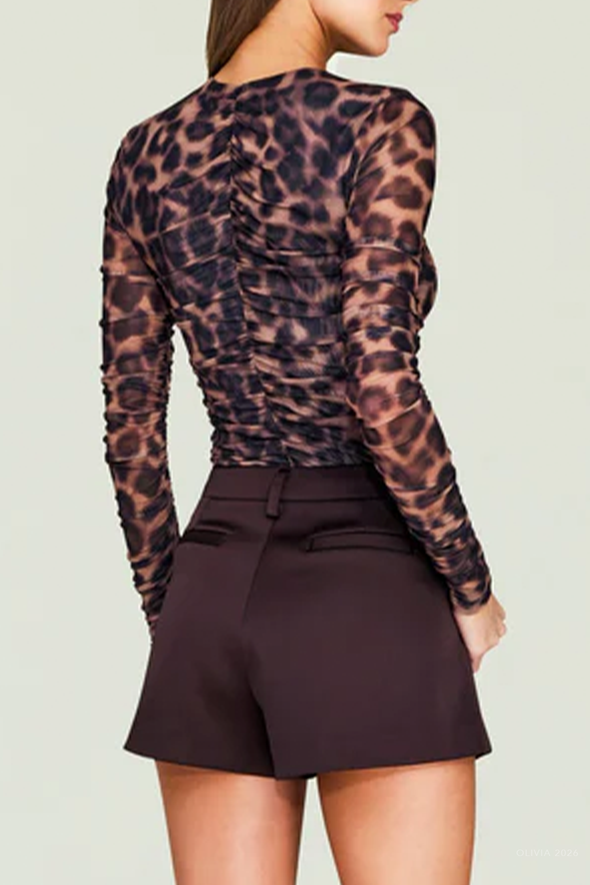 Eirlys Mesh Top in Jaguar