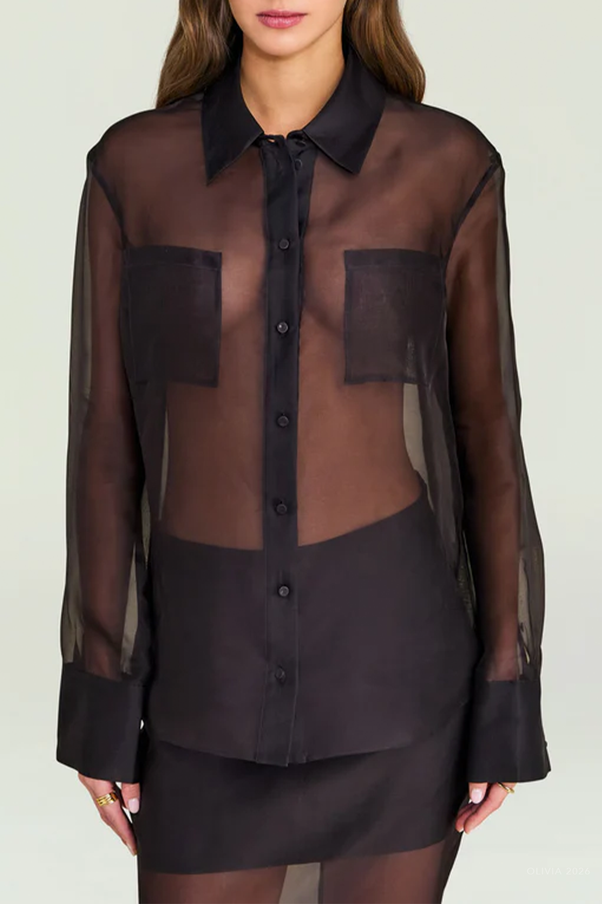 Estella Top in Ash Brown