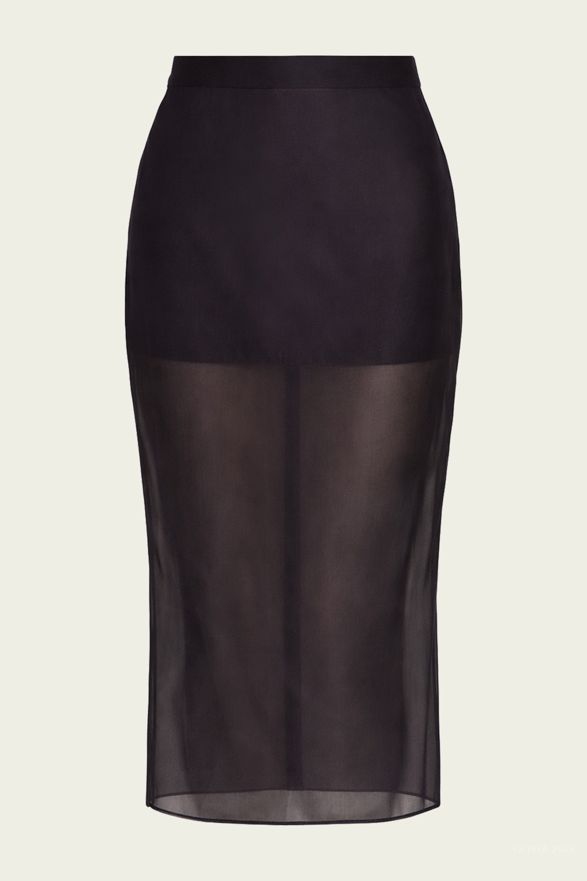 Elda Midi Skirt in Ash Brown