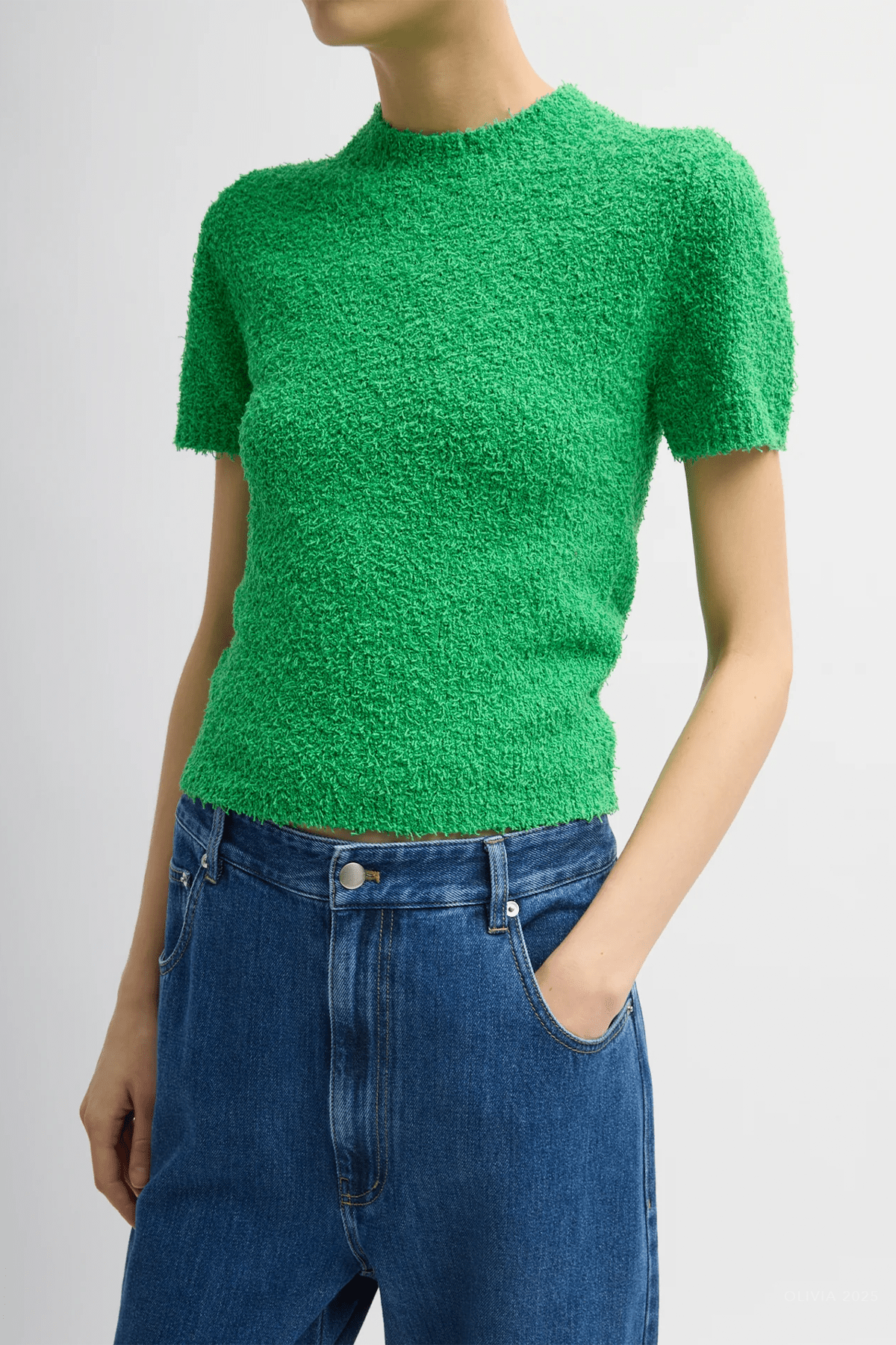 Serviette Baby T-Shirt in Green - shop - olivia.com