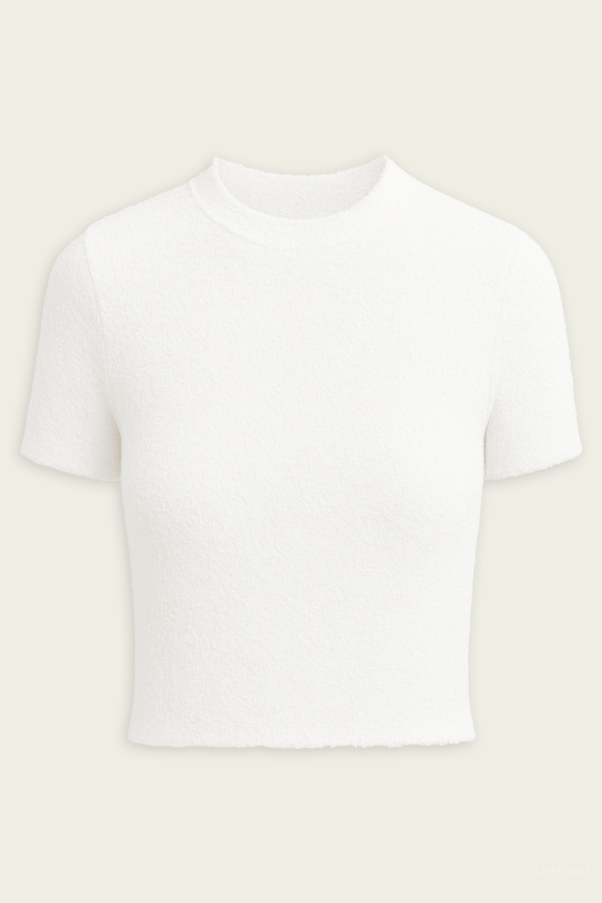 Serviette Baby T-Shirt in White - shop - olivia.com