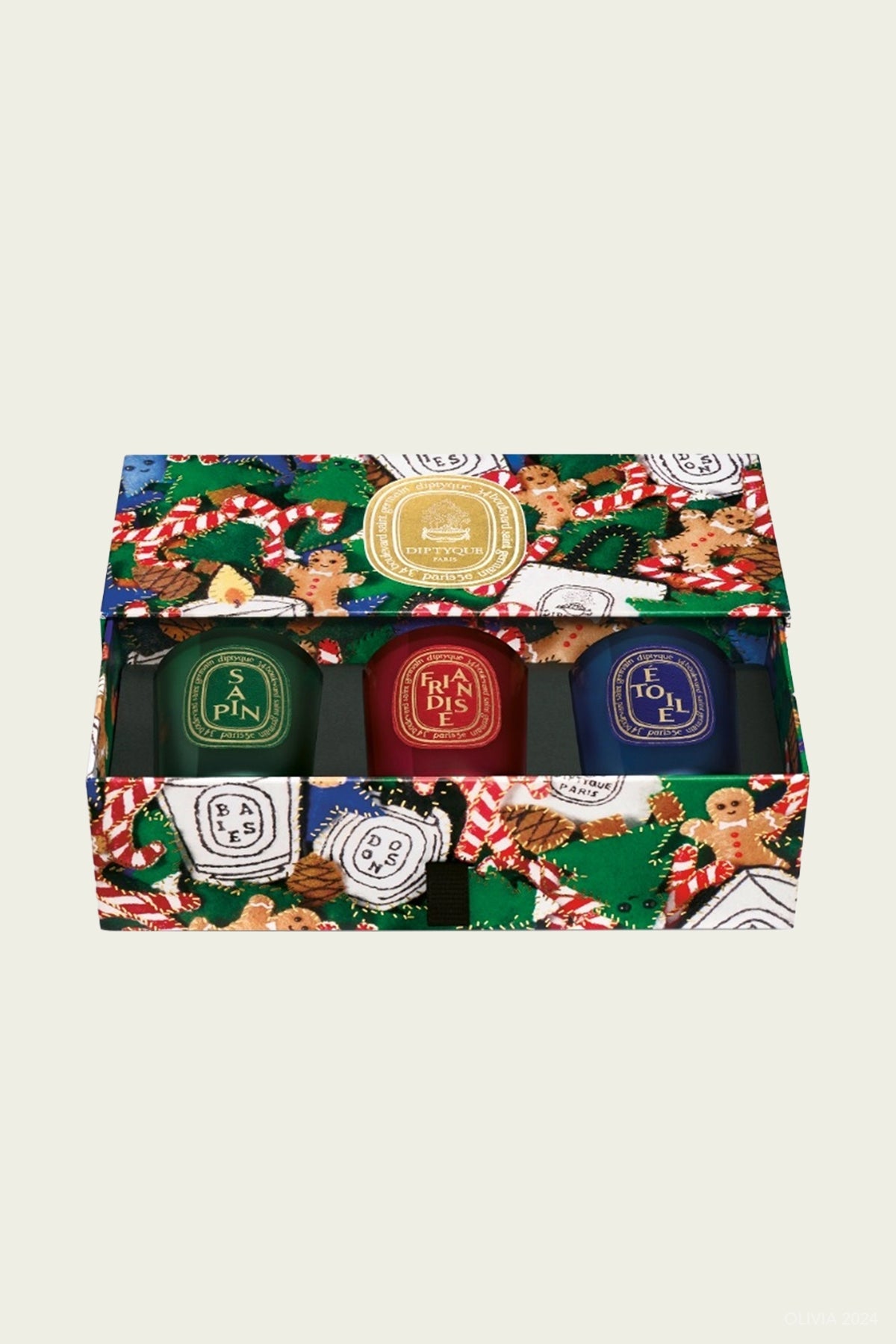 Set of 3 Holiday Scented Candles 70g - Holiday Edition 2024 - shop - olivia.com