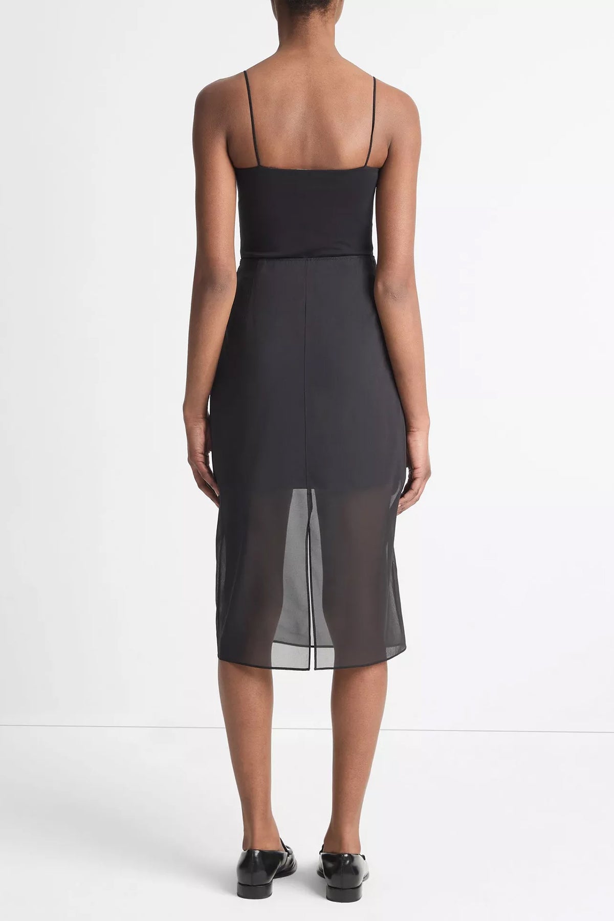 Sheer Slip Skirt in Black - shop - olivia.com