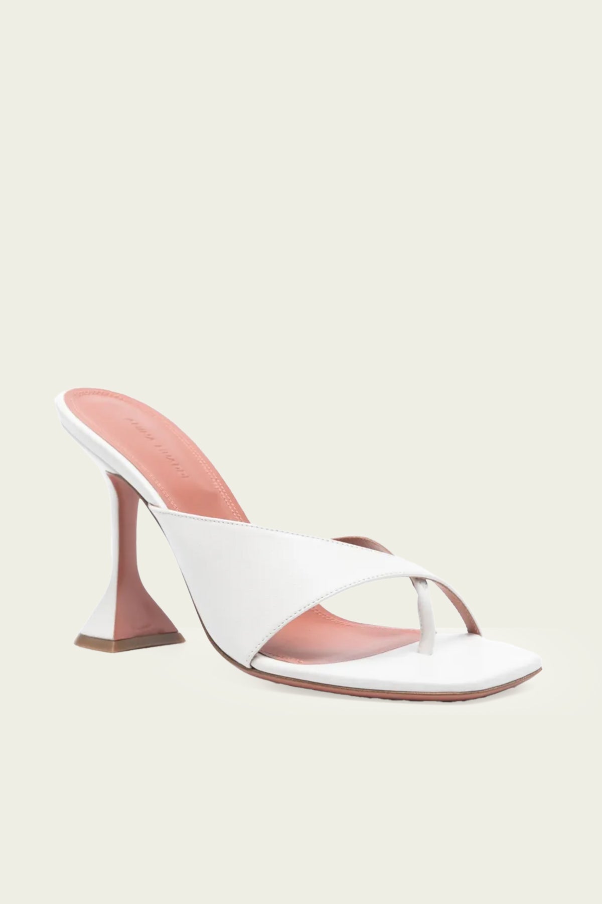 Shiona Slipper 95 in Nappa White - shop - olivia.com