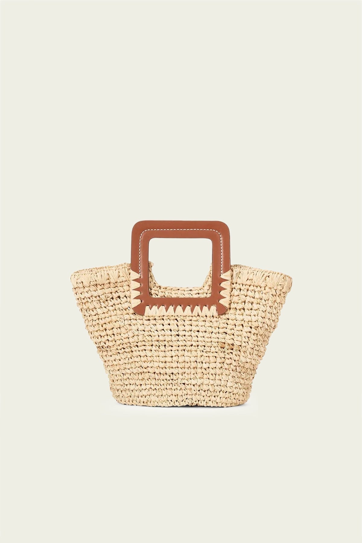 Shirley Mini Bucket Bag in Natural - shop-olivia.com