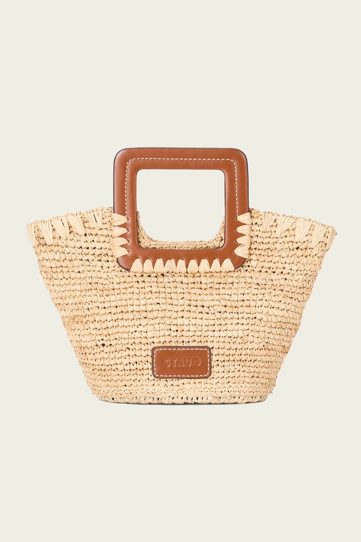 Shirley Mini Raffia Bucket Bag in Natural - shop - olivia.com