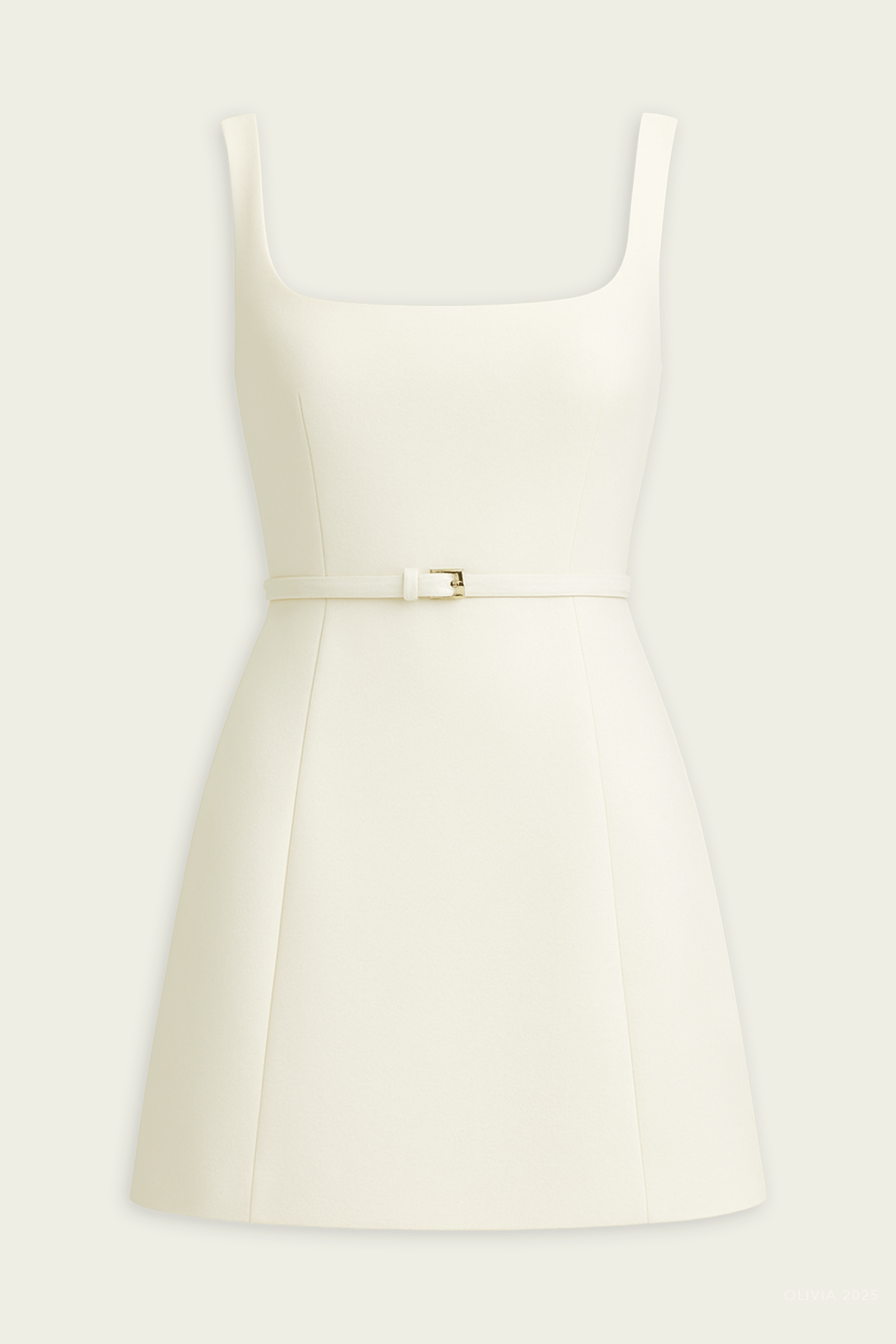 Shonda Mini Dress in Off - White - shop - olivia.com