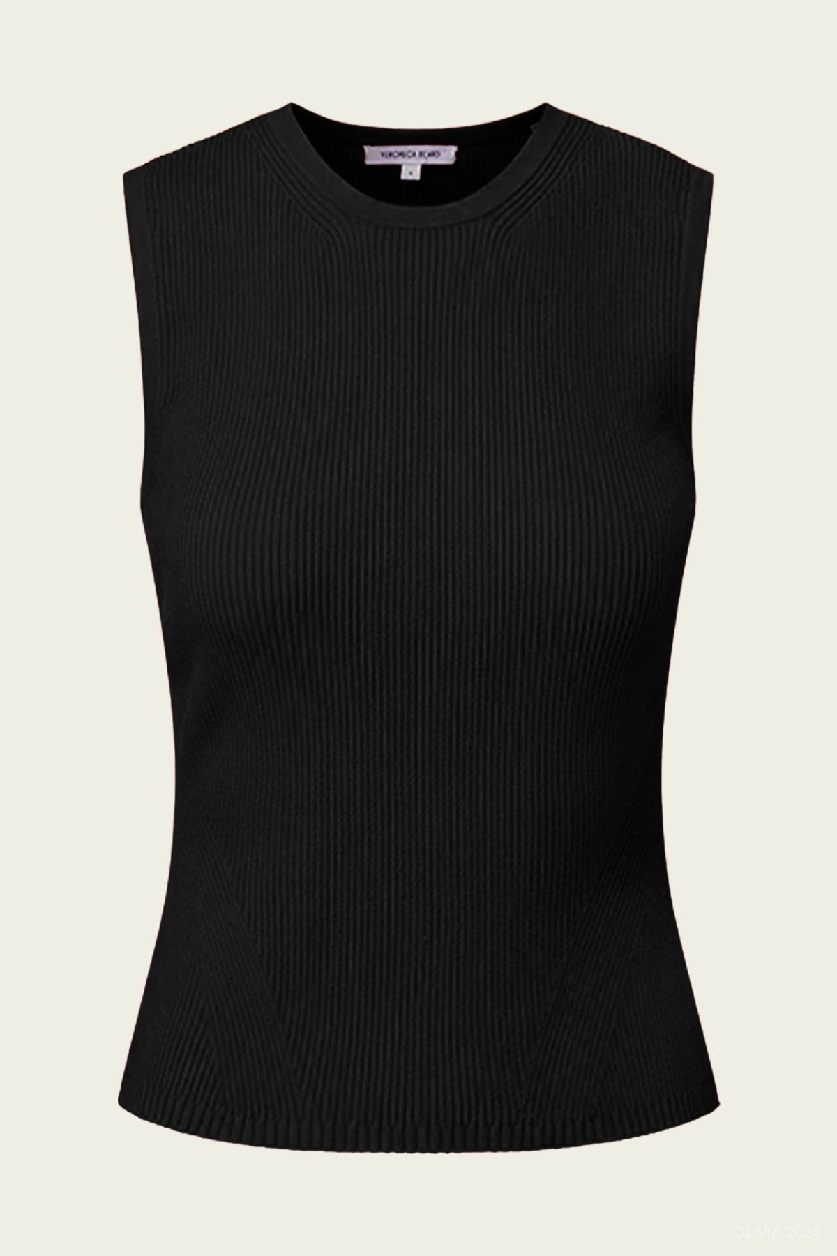 Sid Sleeveless Crewneck Pullover in Black - shop - olivia.com