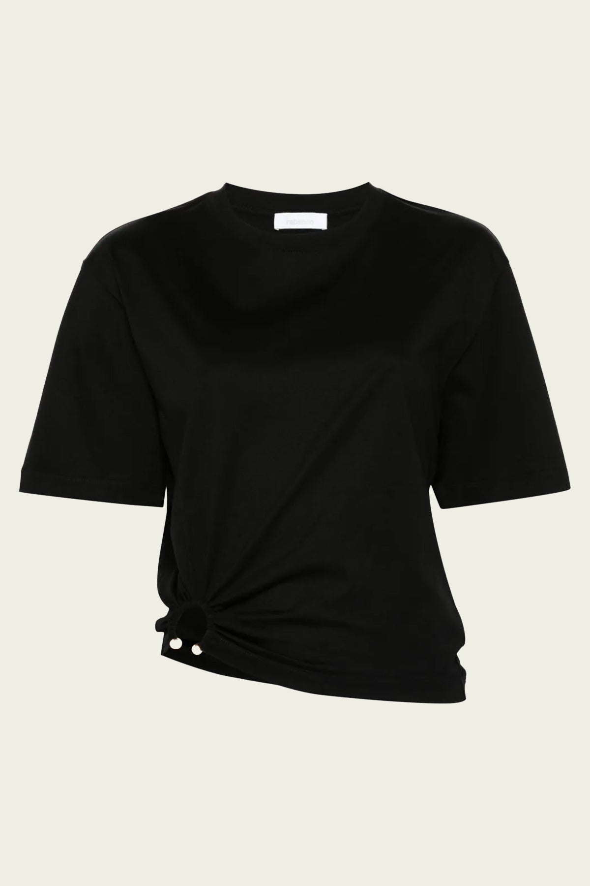 Signature Piercing Jersey T-Shirt in Black - shop - olivia.com