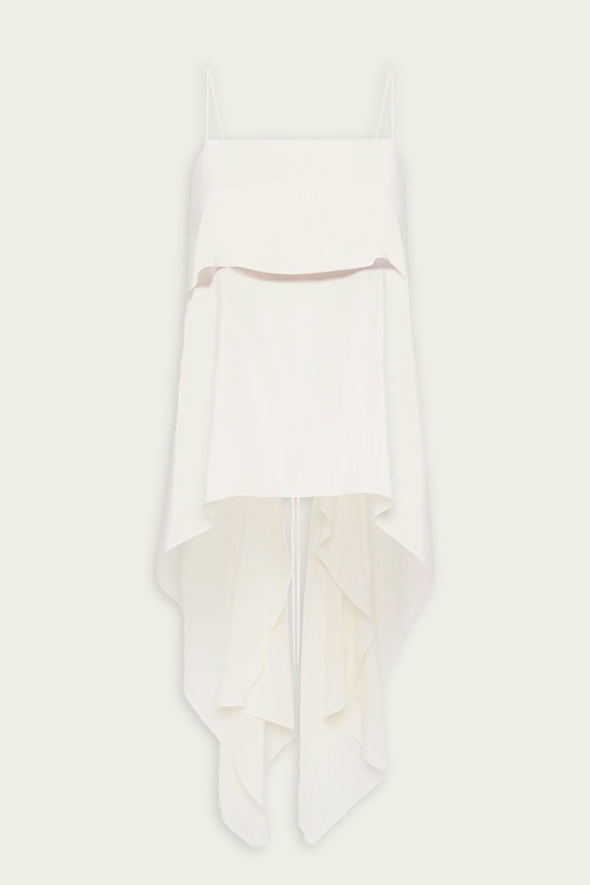 Silk Drape Top in Tofu - shop - olivia.com