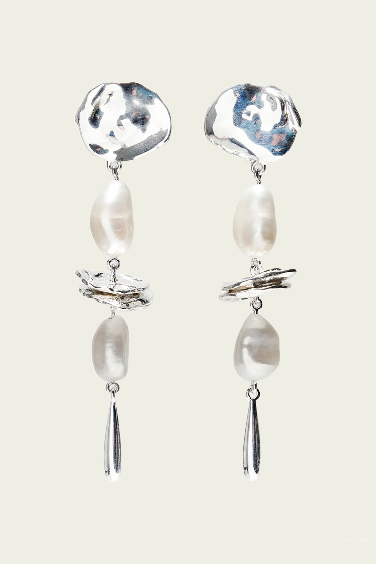 Silver Mine Earrings - shop - olivia.com