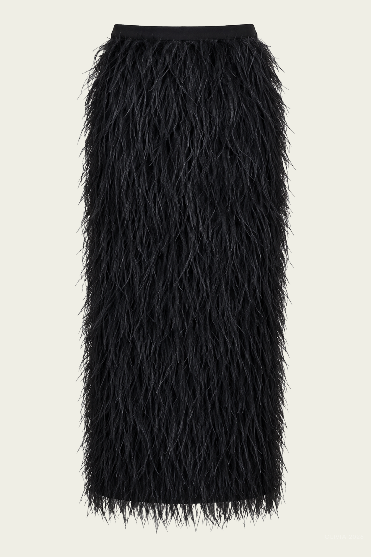 Jade Midi Skirt in Black