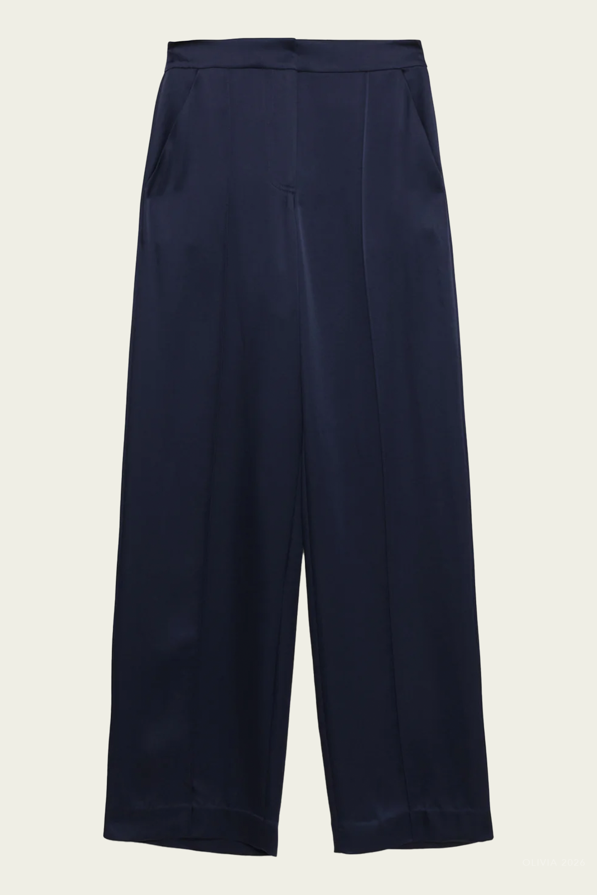 Kyra Wide-Leg Pant in Midnight