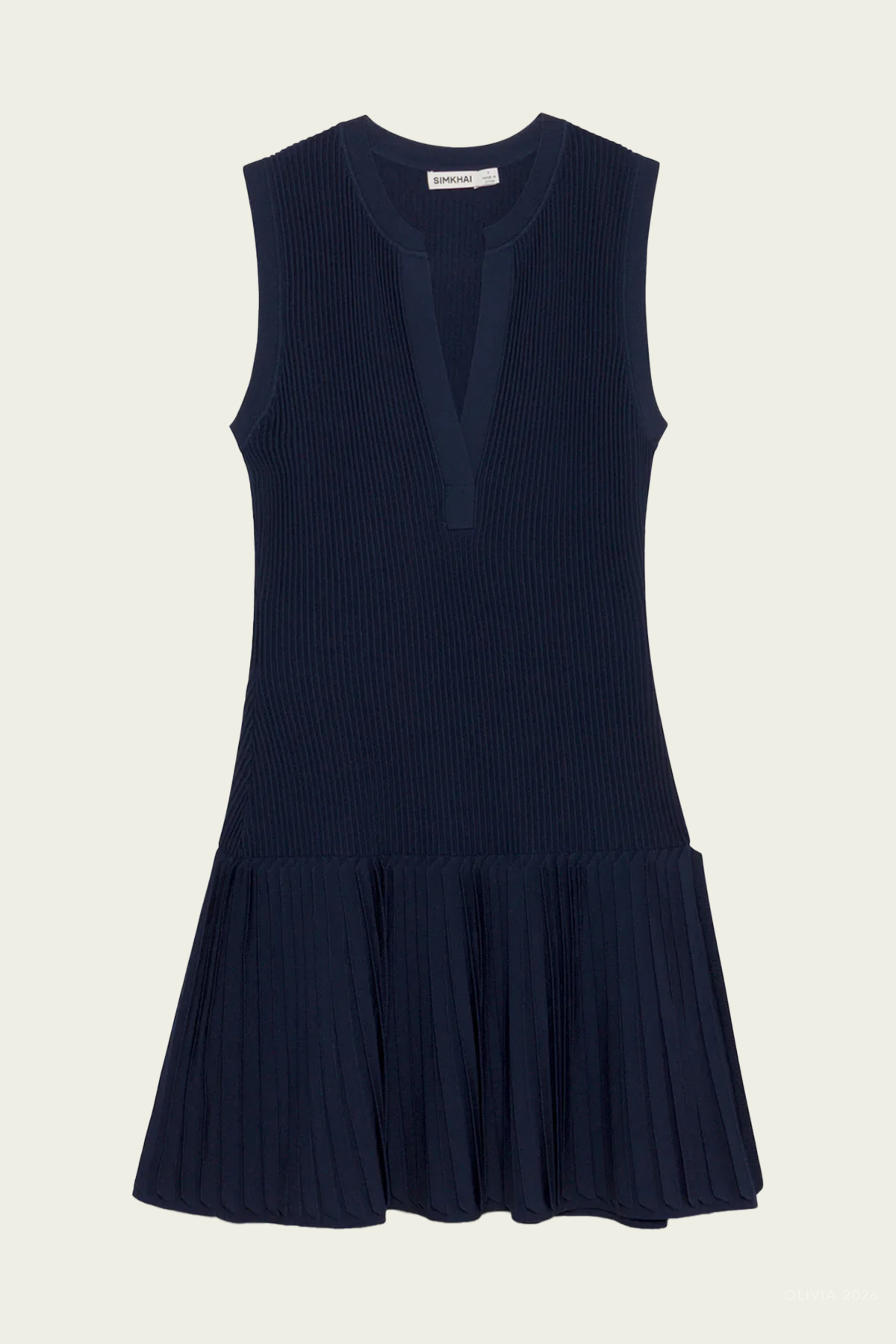Levie Knit Mini Dress in Midnight