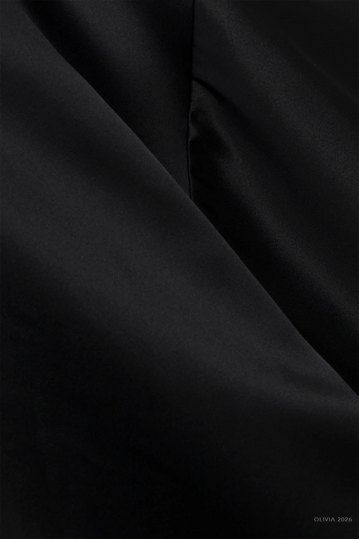 Alina Satin Top in Black