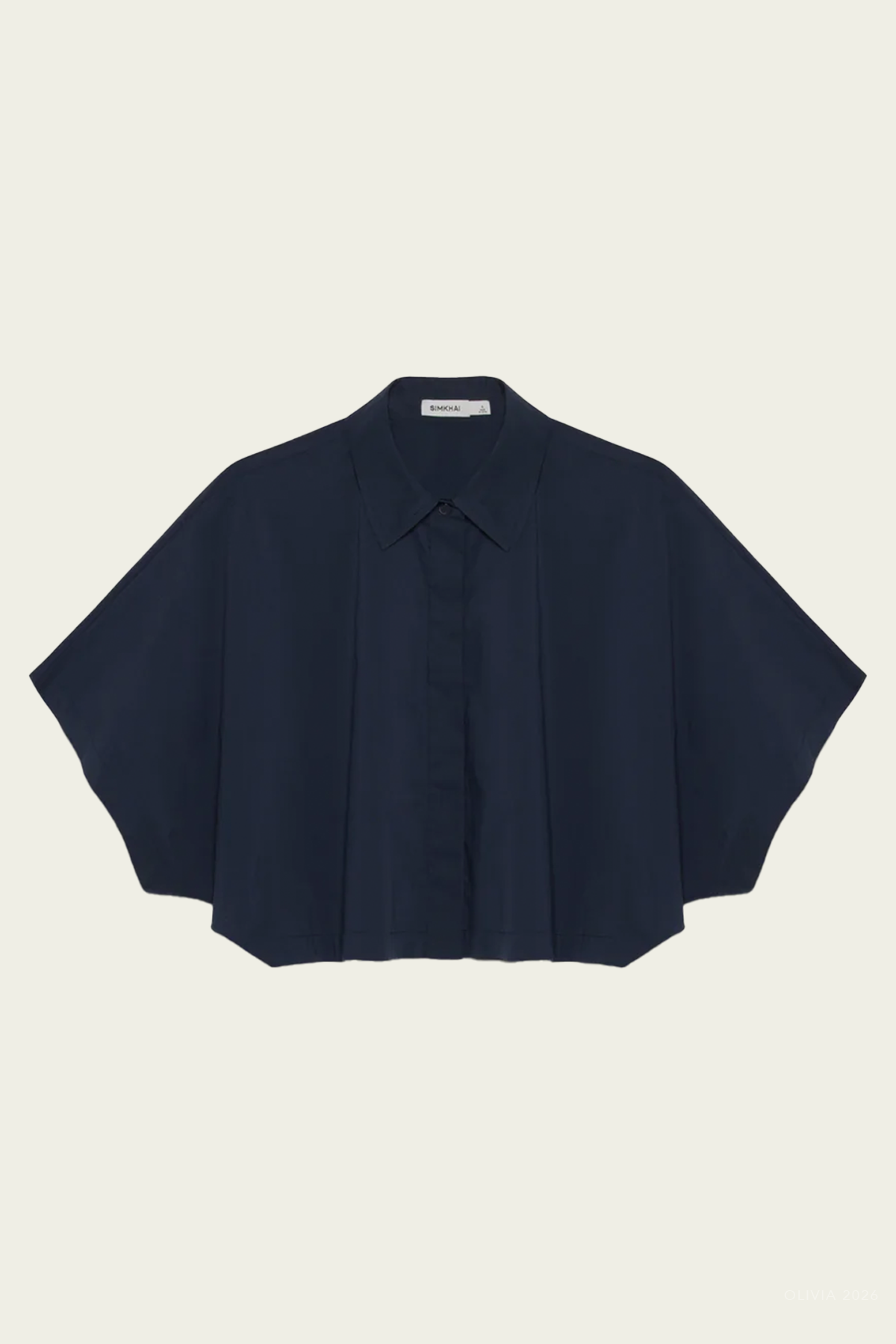 Blair Cotton Shirt in Midnight