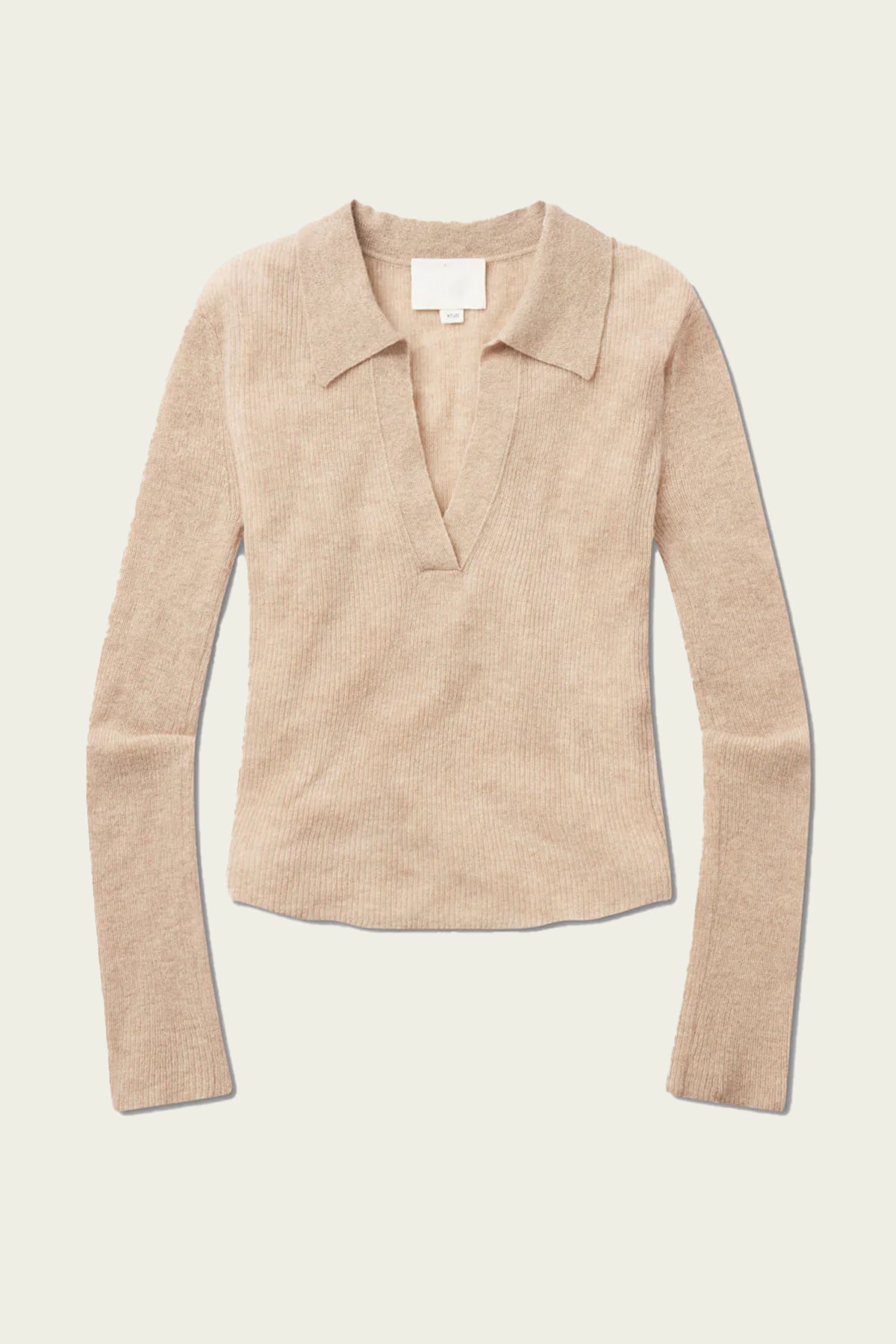 Simone Polo Sweater in Fawn - shop - olivia.com