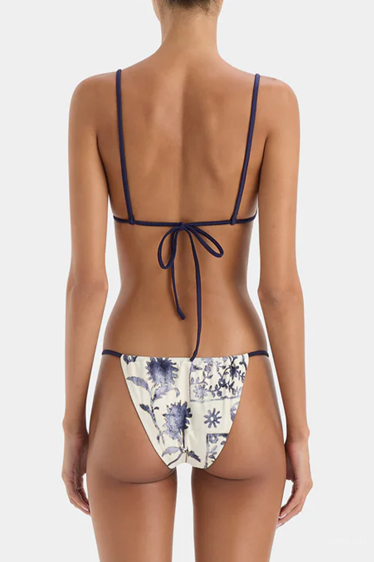 Phillipa String Brief in Eira Midnight