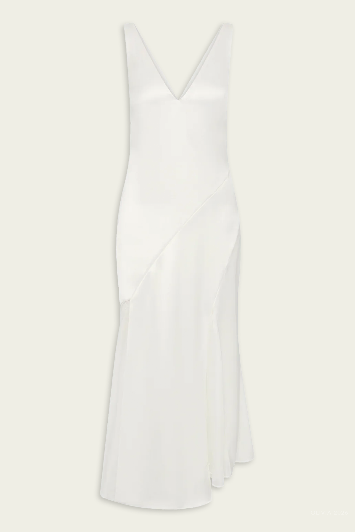 Ingrid Lace Midi Dress in Ivory