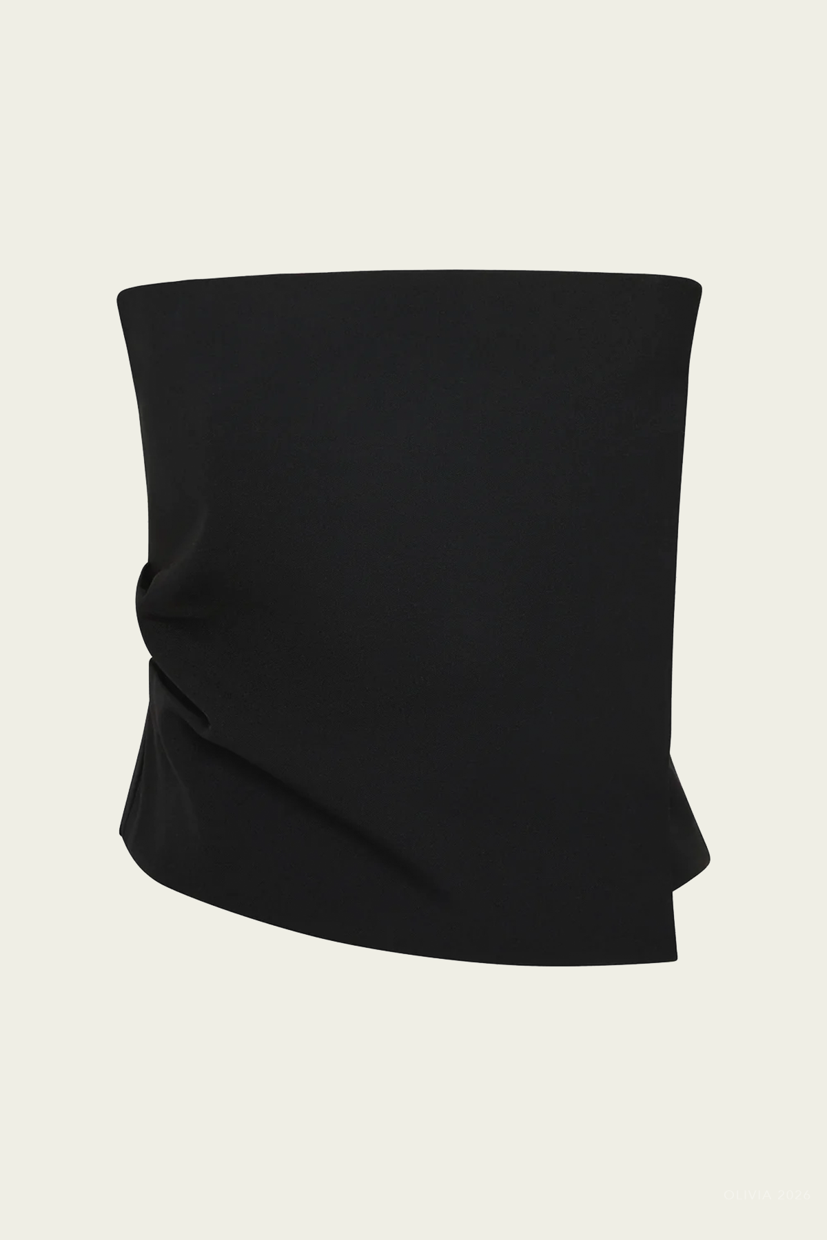 Rivoli Pleated Bodice in Black