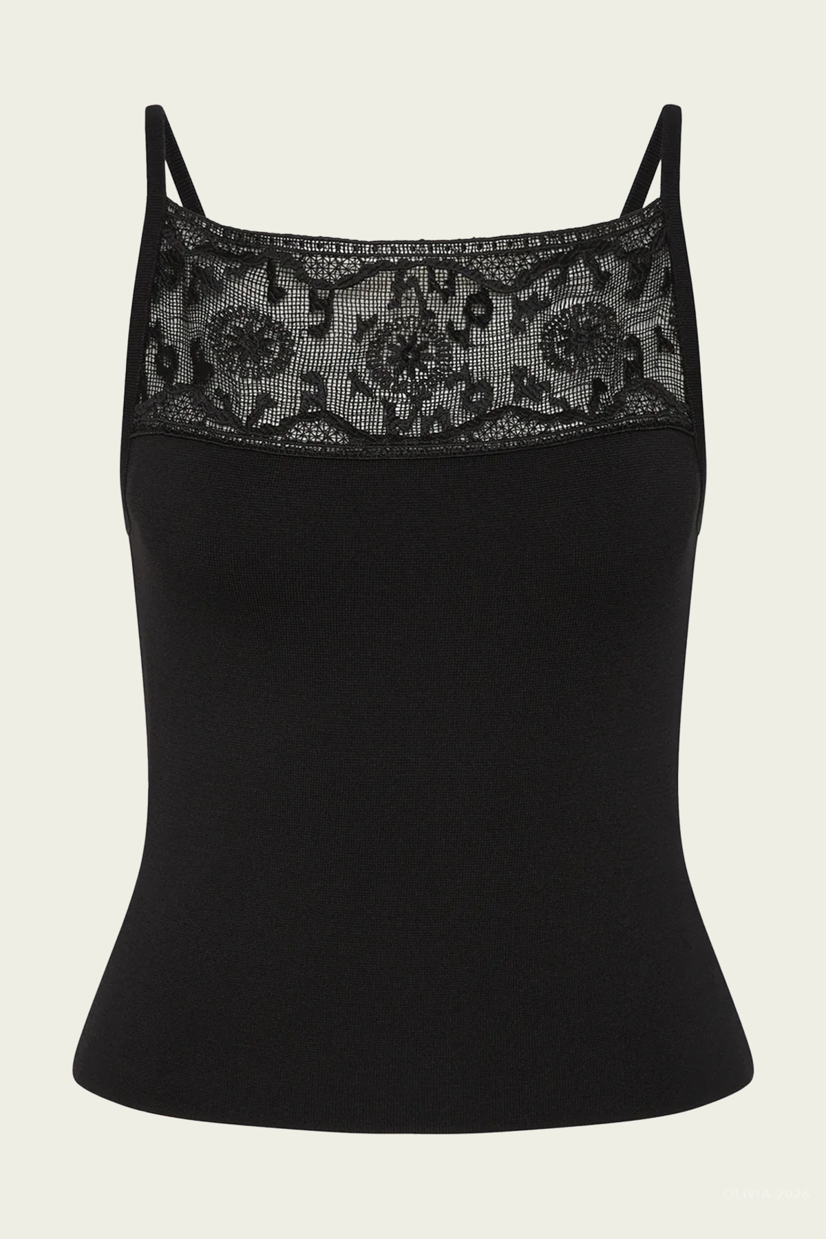 Aylu Cami in Black