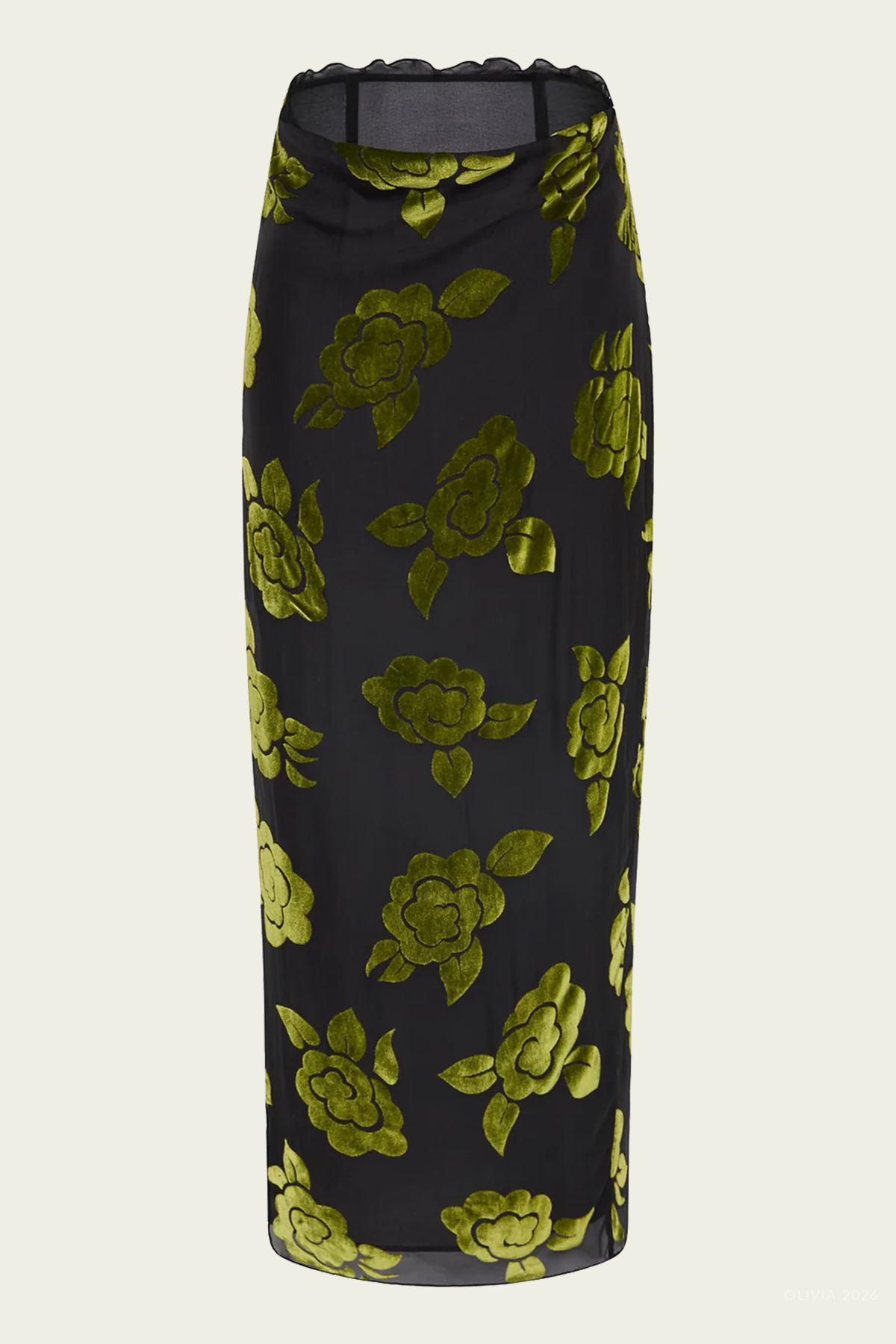 Roxane Skirt in Cloud Green